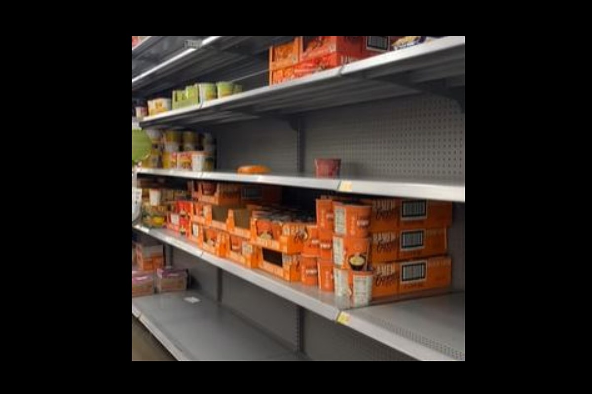 Empty Ramen Shelf Stresses Out South Idaho Walmart Shopper