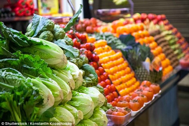 Pesticide Action Network UK has revealed the fruits and vegetables that have the highest level of residues (file image)