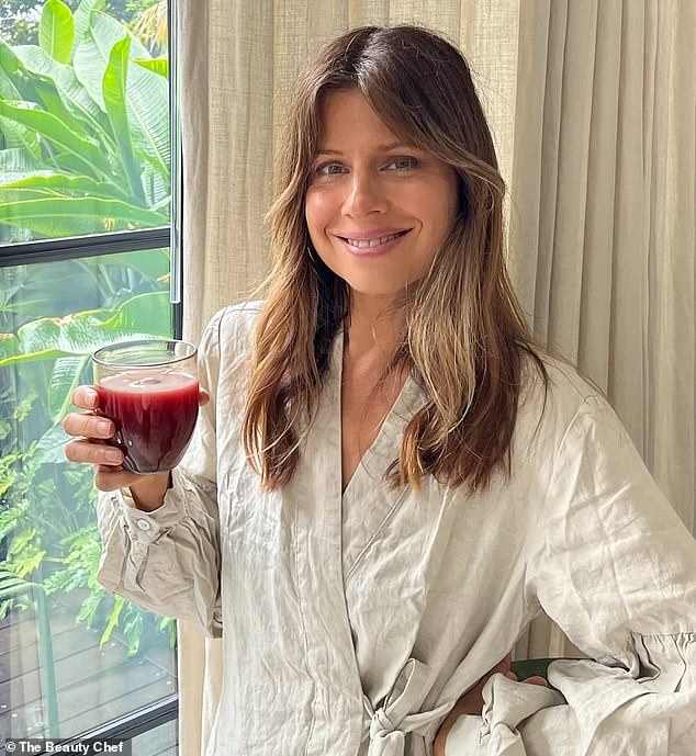 Carla Oates (pictured) first launched Beauty Chef after she and her daughter battled eczema and noticed the profound impact fermented foods had on their skin;  she never looked back