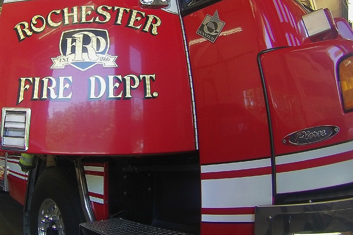 Rochester Firefighters Respond To Fire In Bitterly Cold Weather